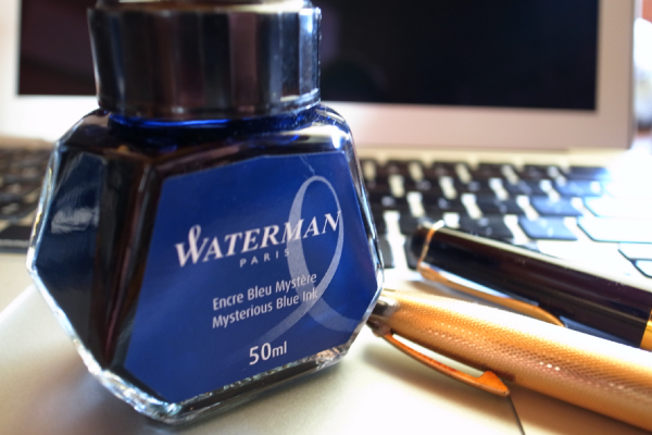 ウォーターマン(WATERMAN) ブルーブラックはやはり美しかった