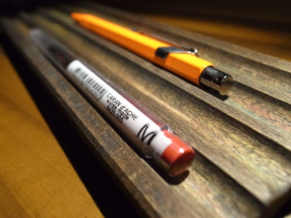 カランダッシュ(CARAN d’ACHE)の替芯 ゴリアットカートリッジ 赤はイイ!